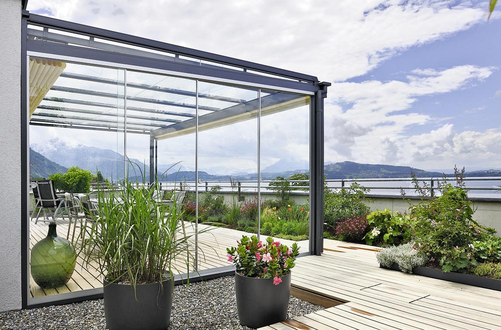 Glasdächer-Glasdachsysteme Mit Integriertem Sonnenschutz